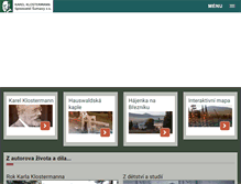 Tablet Screenshot of klostermann.cz